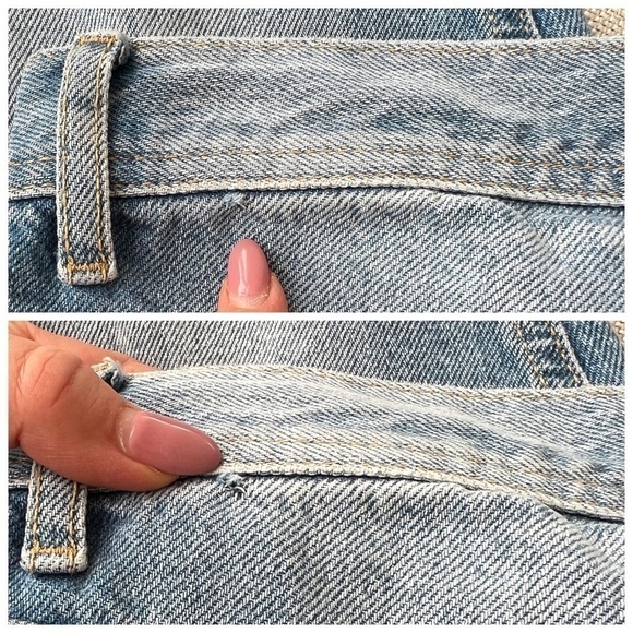 New! WE THE FREE • Maggie Mid-Rise Straight-Leg Jeans in Light Stone - Picture 10 of 12